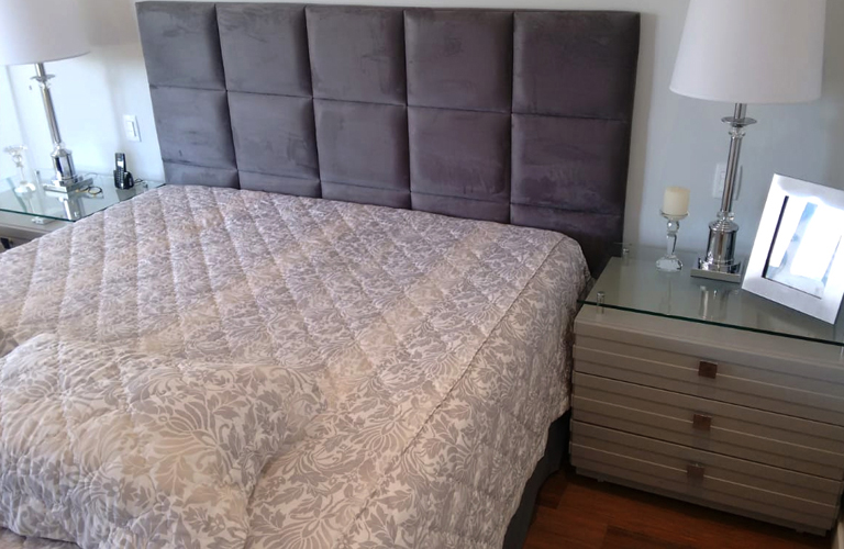 Cabeceiras de cama estofadas